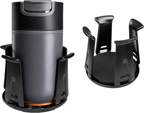 2PCS Car Cup Holders Insert, Cup Holder Adapter for Car, Self-Adhesive Adaptive Clamp Arm, Wiggle-Free Automotive Cups Holder Expander for Water Bottles/Drinks, Universal for SUV Sedan Truck in Kuwait