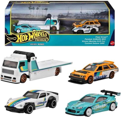 Hot Wheels Premium BRE Datsun Set of 4 Collector's Vehicles 1:64 in Saudi Arabia
