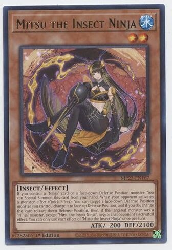 Mitsu The Insect Ninja - MP23-EN167 - Rare - 1st Edition in Saudi Arabia