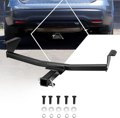 PM PERFORMOTOR Rear Class 3 Trailer Hitch 2" Receiver Compatible with 2008-2020 Nissan Rogue Select, Black in Saudi Arabia