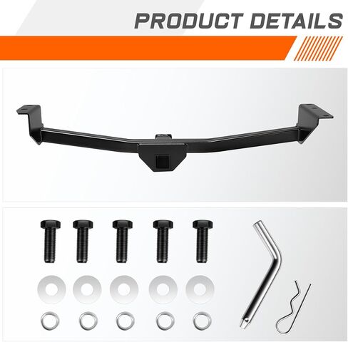 PM PERFORMOTOR Rear Class 3 Trailer Hitch 2" Receiver Compatible with 2008-2020 Nissan Rogue Select, Black in Saudi Arabia
