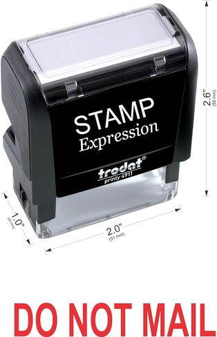 StampExpression - ختم مطاطي ذاتي التحبير لمكتب البريد - حبر أحمر (A-5498) in Saudi Arabia