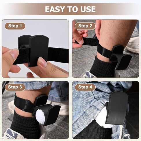 Funny Golf Ball Ankle Holder - Prank Release Leg Strap for Golfers | Tournament Gag Gift & Novelty Accessory | Humor Toy for Men & Women in Saudi Arabia