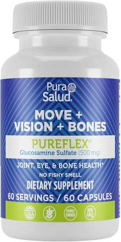 Pura Salud Pureflex Glucosamine Sulfate 500mg, 120 Count (Pack of 1) in Saudi Arabia