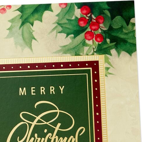 Hallmark Bulk White Christmas Card Assortment (40 Cards and 40 Envelopes) Snowy Pinecone, Bottle Brush Trees in Saudi Arabia