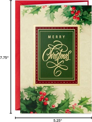 Hallmark Bulk White Christmas Card Assortment (40 Cards and 40 Envelopes) Snowy Pinecone, Bottle Brush Trees in Saudi Arabia