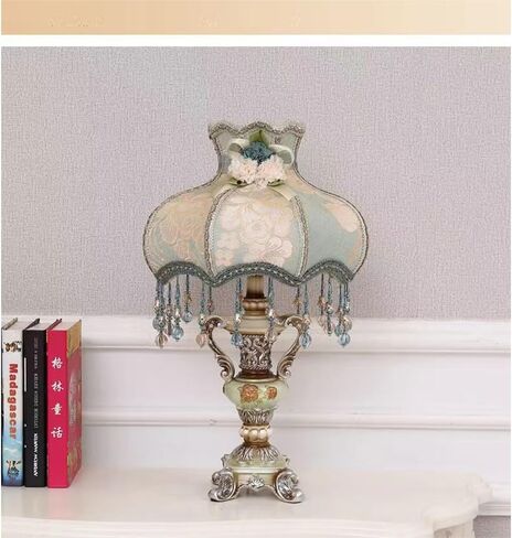 American Retro Table Light European Luxury Creativity Living Room Bedroom Study Villa Home Furnishing (G D36H55CM 1PCS) in Saudi Arabia