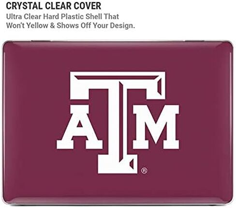 حافظة Skinit + غلاف متوافق مع جهاز MacBook Air 13in (2020) - تصميم جامعة Texas A&M مرخص رسميًا in Kuwait