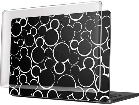 حافظة سكينيت + غلاف متوافق مع ماك بوك برو 14 بوصة (2021) - تصميم صورة ظلية ميكي ماوس من ديزني مرخص رسميًا in Kuwait
