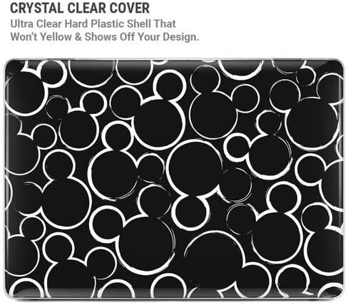 حافظة سكينيت + غلاف متوافق مع ماك بوك برو 14 بوصة (2021) - تصميم صورة ظلية ميكي ماوس من ديزني مرخص رسميًا in Kuwait