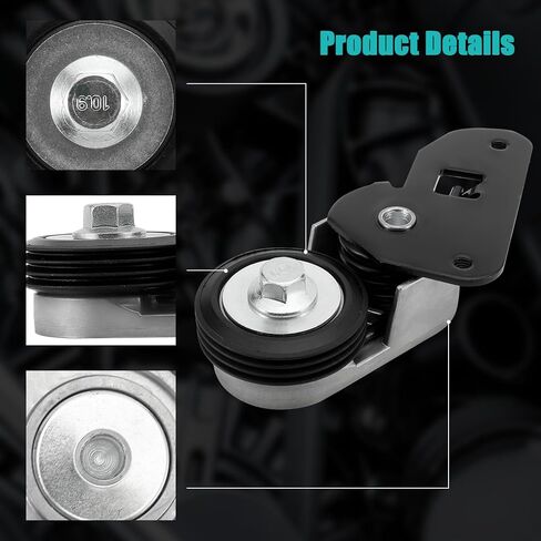‎12555152 Belt Tensioner Assembly with Pulley For Buick Lucerne 2006-2011,For Cadillac DeVille DTS Eldorado Seville 1995-2005,For Oldsmobile Aurora 1995-2003,For Pontiac Bonneville 4.0L 4.6L V8 in Saudi Arabia