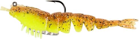 Z-MAN EZ ShrimpZ 3.5 Inch 2 Pack Rigged Soft Plastic Shrimp Bait in Saudi Arabia