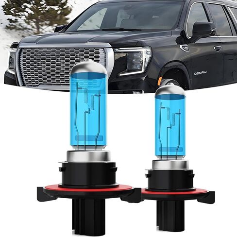Halogen Headlights Fit For GMC Yukon Denali 2007-2013 Headlight Bulbs,9008/H13 High/Low Beams Bright Front Light Combo Kit,Plug & Play,Pack of 2 in Saudi Arabia