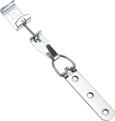 QWORK Mirror Hanging Kit with Adjustable J-Hooks & Strap Hangers, Museum Hooks for Pictures, Mirrors, Art, Supports 100 lbs in Saudi Arabia