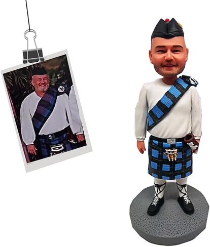 CustomizeFactory Custom Bobbleheads Personalized Bobble Head Figures Full Body Customization Handmade Sculpture for Father Mother Christmas Valentine Birthday Party Wedding (1-Person) in Saudi Arabia