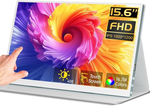 Prechen Portable Monitor,11.6 Inch 1366 * 768 with HDMI USBC Small Monitor Compatibel for PS3 PS4 Raspberry Pi 3 2 1 Mini Monitor with Dual Built-in Speaker&Kickstand in Saudi Arabia