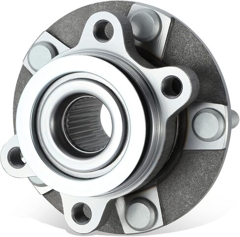 Auto Dynasty Factory Style Front Wheel Bearing Hub Assembly Compatible with Chevy City Express Nissan Leaf NV200 Rogue Sentra X-Trail 2008-2021, Driver or Passenger Side, Bare Steel in Saudi Arabia