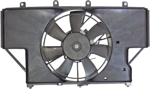 Radiator and Condenser Fan Assembly - Hybrid Main Radiator | Single Blade, Plastic Construction -Compatible with 2018-2020 Honda Accord in Saudi Arabia