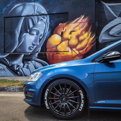 Voxx CASINA Custom Wheel - 16x7, 20 Offset, 5x108 Bolt Pattern, 73.1mm Hub - Gloss Black Rim in Kuwait
