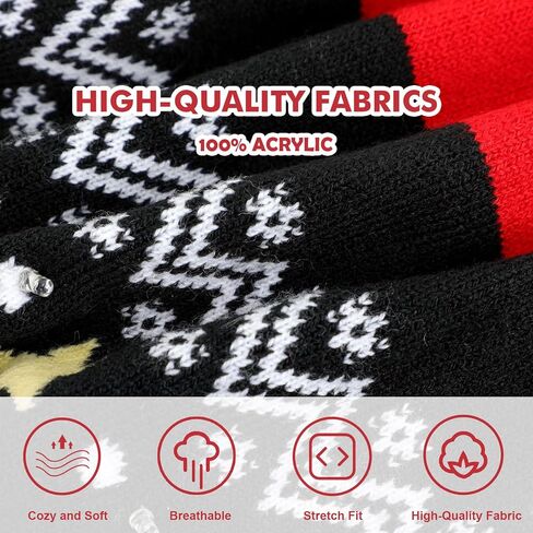 TAGVO LED Light Up Hat Beanie Knit Cap, Colorful LED Xmas Christmas Beanie in Kuwait