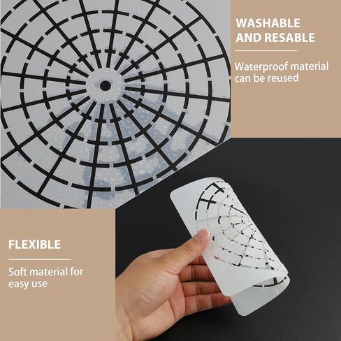 Mandala Dot Painting Stencils – 15pcs Reusable Templates (8/12/16 Segment, 3–8 Inches) for Rock Wood Canvas DIY Art & Crafts in Saudi Arabia