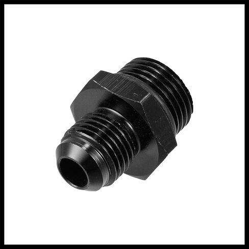 Black 6AN Male to M18 x 1.5mm Male Metric Thread Fitting Adapter Flare Union Coupler Fuel Oil Line Hose End Aluminum Alloy Fitting Adapter for Car Durable Material in Saudi Arabia