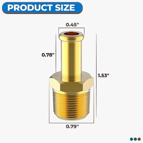 65380 3/8 محول تركيبات خط الوقود يستبدل لهولي 12-289-11 و350 SBC مضخة الوقود لهولي 12-803 منظم الضغط الالتفافي لفورد موستانج 289 3/8 بوصة NPT 3/8 بوصة Bard in Kuwait