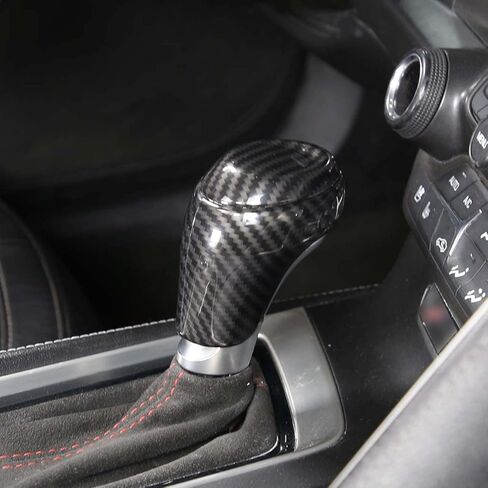For Chevrolet Corvette C7 2014-2019 Interior Accessories, Gear Shift Knob Head Cover Trim Accessories Compatible for 2014-2019 Chevrolet Corvette C7 (ABS, For Gear Shift Knob, 3 PCS, Carbon Fiber) in Saudi Arabia