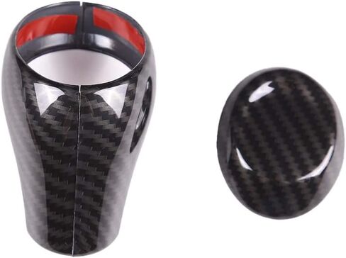 For Chevrolet Corvette C7 2014-2019 Interior Accessories, Gear Shift Knob Head Cover Trim Accessories Compatible for 2014-2019 Chevrolet Corvette C7 (ABS, For Gear Shift Knob, 3 PCS, Carbon Fiber) in Saudi Arabia