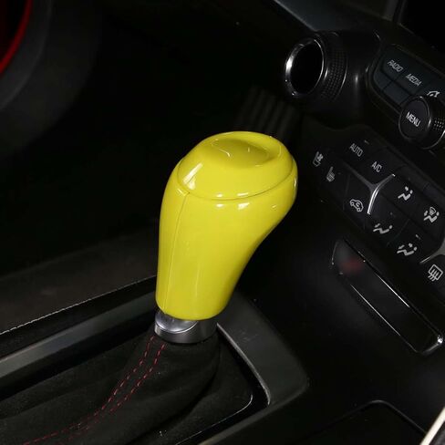 For Chevrolet Corvette C7 2014-2019 Interior Accessories, Gear Shift Knob Head Cover Trim Accessories Compatible for 2014-2019 Chevrolet Corvette C7 (ABS, For Gear Shift Knob, 3 PCS, Carbon Fiber) in Saudi Arabia