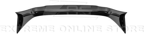 Replacement for 1994-2001 Acura Integra DC2 | Mugen Gen 1 Style ABS Plastic - Painted Glossy Black Rear Trunk Lid Wing Spoiler with Mugen Red Emblem Pair in Saudi Arabia