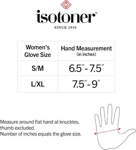 Isotoner Therapeutic Compression Fingerless Gloves, Large, Camel Tan in Kuwait
