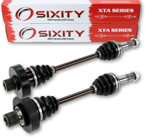 2 pc Sixity XTA Rear Left Right Axle compatible with Yamaha Grizzly 660 2004 - YFM660FS YFM660HS YFM660HSWL YFM660LES 4X4 in Saudi Arabia
