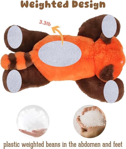Weighted Dragon Stuffed Animal Soft Weighted Plushes Cute Green Dragon Plush Toy Birthday for Boys Girls Kids Adults (20" 3.3 lbs) in Saudi Arabia
