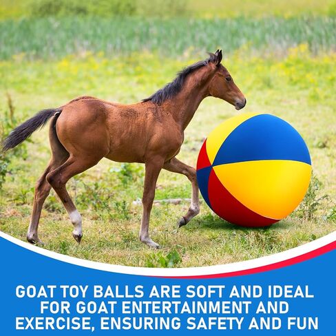 Giant Herding Ball with Ball Cover Horse Toys for Horses Stall Entertainment Play, Pump Included (Yellow,40 Inches) in Kuwait