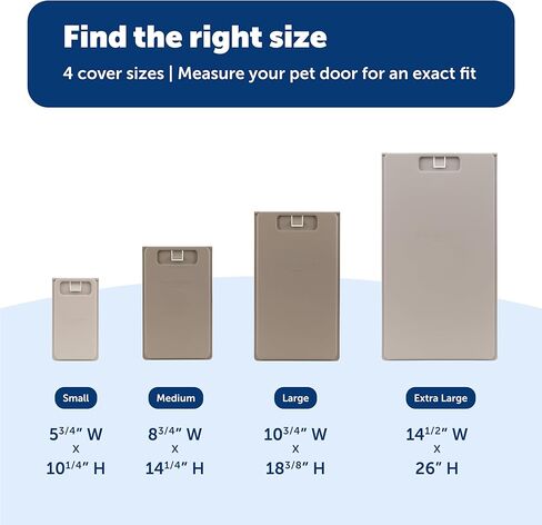 PetSafe Closing Panel Pet Door Cover - Durable, Plastic Dog Door Cover - Rust-Proof - Compatible with Select PetSafe Doors - Large in Saudi Arabia