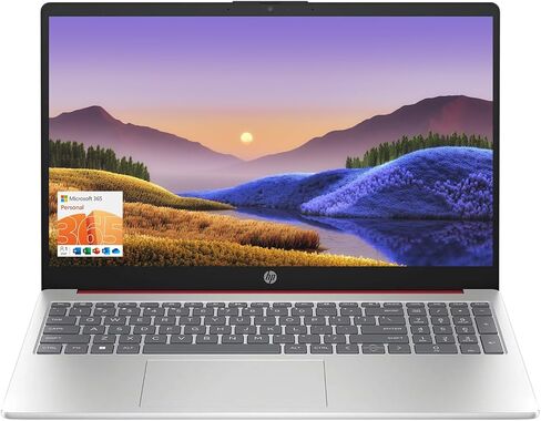 كمبيوتر محمول HP 15.6 بوصة عالي الدقة، معالج Intel Pentium N200 رباعي النواة، ذاكرة الوصول العشوائي 16 جيجابايت 128 جيجابايت SSD، Wi-Fi 6، بلوتوث 5.3، HDMI، كاميرا ويب، سنة واحدة Microsoft Office 365، Windows 11 Home في وضع S، أحمر قرمزي in Kuwait
