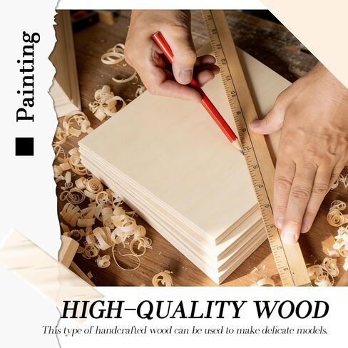 32 Pcs Basswood Sheets 12"x12"x1/8" Balsa Wood Sheet Thin Plywood Engraving Blanks Board Unfinished Wood Boards for Laser Cutting Engraving Burning Crafts in Saudi Arabia