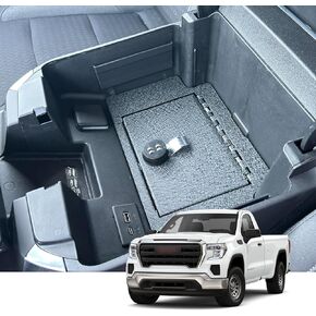 Center Console Safe Vault - KEREN Console Gun Safe Box Compatible with Chevy Silverado 1500 2023-2025, GMC Sierra 1500 2023-2025 and GMC 2500 2023-2025, 4-Digit Combination Lock in Saudi Arabia