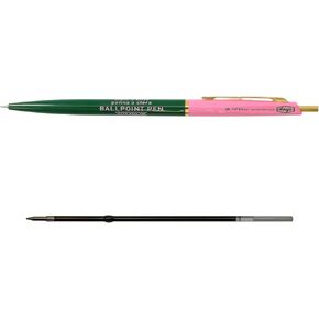 MARK'STYLE days 0.5mm Black Gel Ink Retractable Ballpoint Pen – Quick-Drying, Stylish Retro Design for Planners & Notebooks (Orange x Green) in Saudi Arabia