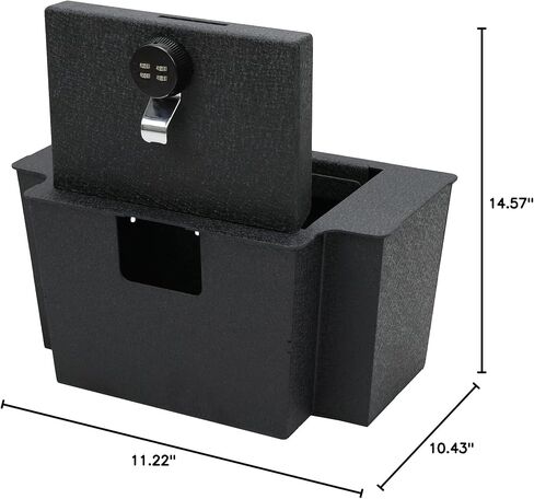 Center Console Safe Vault - KEREN Console Gun Safe Box Compatible with Chevy Silverado 1500 2023-2025, GMC Sierra 1500 2023-2025 and GMC 2500 2023-2025, 4-Digit Combination Lock in Saudi Arabia