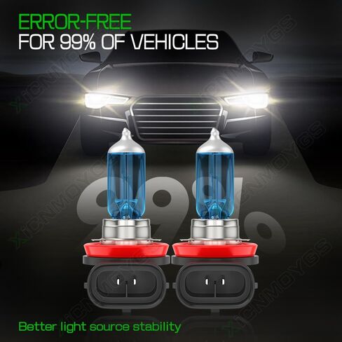 Fit for Honda Pilot 2006 2007 2008 2009 2010 2011 2012 2013 2014 2015 2016 2017 2018, 9005 H11 High Low Beam Halogen Headlight Bulbs & H11/H16 Fog Light Bulbs, Ultra - High Performance, Pack of 6 in Kuwait