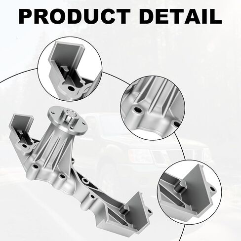 مضخة مياه محرك Partsflow AW9338 مع حشية متوافقة مع 1996-2004 Nissan Frontier 4WD 2WD Infiniti QX4 3.3L 150-1610/131-2234 in Saudi Arabia