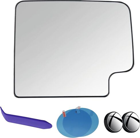 EAP Passenger Side Mirror Glass Compatible with Chevrolet Silverado 1500 2020-2026, Silverado 2500 3500 2020-2026, GMC Sierra 1500 2020-2026, Sierra 2500 3500 2020-2026, Heated, Upper, 84753944 in Saudi Arabia