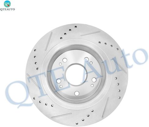 PM Auto Set of 4 Front 282mm-Rear 282mm Drilled Slotted Disc Brake Rotors Replacement For 2005 2008-2012 Honda Accord in Saudi Arabia