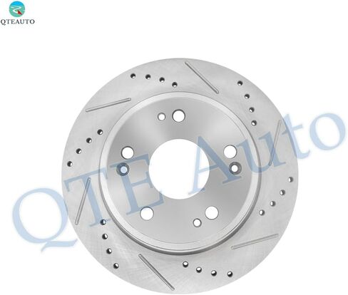PM Auto Set of 4 Front 282mm-Rear 282mm Drilled Slotted Disc Brake Rotors Replacement For 2005 2008-2012 Honda Accord in Saudi Arabia