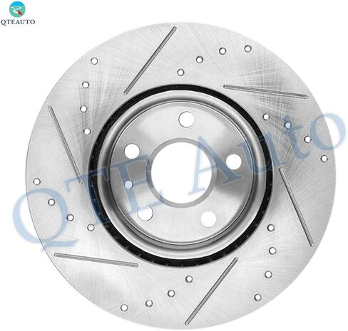 PM Auto Set of 4 Front 321mm-Rear 315mm Drilled Slotted Brake Disc Rotors Replacement For 2014-2020 Chevrolet Impala in Saudi Arabia