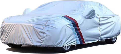 Car Cover Waterproof for Lexus CT 200h (2011-2022), Outdoor Car Covers Waterproof Breathable Large Car Cover with Zipper, Custom Full Car Cover Dustproof Scratchproof Sun-Resistant (Color : Silver, in Saudi Arabia