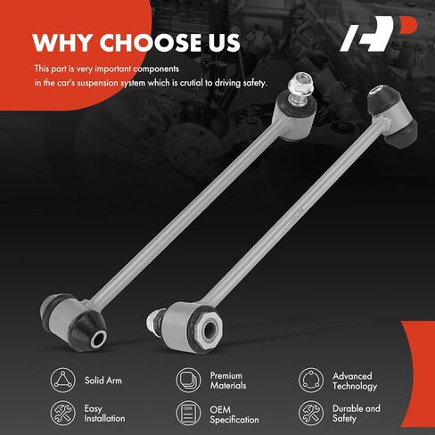 A-Premium 2 x Rear Sway Bar Links Stabilizer Bar Links, Compatible with Mercedes-Benz C250, C300, C350 C63 AMG, E250, E300, E350, E400, E550, E63 AMG (S), GLK250, GLK350, CLS400, CLS550, CLS63 AMG (S) in Saudi Arabia