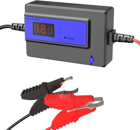 Battery Desulfator, Automatic Pulse Lead-Acid Battery Reconditioner for Life Extension and Repair (PL04C-400AH Blue) in Saudi Arabia